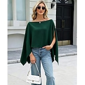 abordables Cape-Women's Wrap Mother's Wraps Bridal's Wraps Wedding Guest 's Wraps Cape Elegant Ladies Formal Style Sleeveless Chiffon Wedding Wraps With Pure Color For Daily Spring &amp; Summer