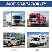 cheap Tool Accessories-Aluminum Trailer Towing Chain Organizer &amp; 7-Way Plug Holder, Trailer Chain Holder, Trailer Towing Organizer Powder Coating, Heavy-Duty RV Tongue Jack Accessories for Outside Travel Camper