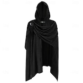 baratos Capa &amp; Capa-Retro Vintage Medieval Renascentista Capa Cavalheiro Ranger Fantasia Homens Dia Das Bruxas Carnaval Festa feira renascentista Festa Temática Retro Adulto Capa