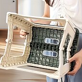 cheap Outdoor Recreation-1/2Pcs Foldable Office Stool, Stylish Lightweight Portable Folding Stool, Sturdy Durable Household Sitting Stool With Space-Saving Design, Easy To Store And Carry, Multifunctional Foldable Seat