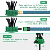 cheap Watering &amp; Irrigation-360° Coverage Precision Garden Irrigation Sprinkler, Lawn Yard Garden Sprinkler, Adjustable Flexible Watering System for Lawn, Flower, Grass, Plants
