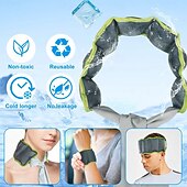 cheap Heating &amp; Cooling-Summer Neck Cooling Cold Sensation Ice Scarf ice Pack Sports Headscarf Pet Ice Scarf  Outdoor Shoulder And Neck Heatstroke Prevention Ice Scarf, Physical Cooling And Coolness, Wearing Sports Ice Band