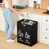 cheap Storage &amp; Organization-Rectangular Fabric Storage Basket, Stylish Geometric Pattern Laundry Hamper, Lightweight Portable Clothes Organizer, Versatile Household Storage Bin For Toys, Linens, Dirty Garments And Daily Home Use