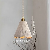 ieftine Designul tamburului și conului-16 cm Design Lanternă Lumini pandantiv Piatră Stil Artistic Stil Vintage Stil Clasic Artistic Inspirat de natură 110-120V 220-240V