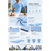 abordables t-shirts de base-Homme T-shirt Manche Courte Col ras du cou Été Printemps Uni Occasionnel Athlétique Séchage Rapide Mince Occasionnel Quotidien Sports Bleu Ciel Blanche Gris T-shirt haut de gamme pour homme