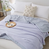 cheap Cooling Bedding-Cooling Blanket Summer Comforter Lightweight Cool Quilt Soft Breathable Air Conditioning Blanket Floral Summer Bedspread for Hot Sleepers Bedroom Home