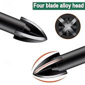 cheap Drill Bit Set-7Pcs Tungsten Carbide Drill Bits, Tungsten Carbide Tip, Hex Shank, Non-Slip Design, Suitable for Glass, Concrete, Brick, Wood, Plastic, Ceramic Tile, Mirror Drilling
