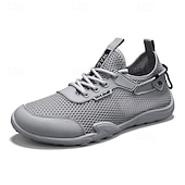 economico Scarpe Casual con Lacci-Scarpe da acqua bianche da uomo, traspiranti, leggere e ad asciugatura rapida, ideali per attività acquatiche, passeggiate in spiaggia, trekking fluviale e viaggi estivi all'aria aperta.