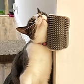 voordelige Kattenspeeltjes-5-delige set huisdierborstels en kammen, speelgoed voor katten, zachte zelfverzorgingskam voor katten, massagekam met kattenkruid, gezichtskrabber voor kittens, puppy's en andere kattenaccessoires.