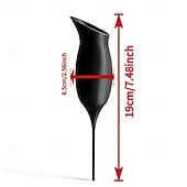 abordables Arrosage et irrigation-Lot de 3 dispositifs d'arrosage automatique imprimés en 3D pour plantes d'intérieur en pot, système d'arrosage lent avec piquets d'irrigation enterrés, réceptacle à humidité du sol en forme de verre à