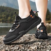 economico Scarpe Casual con Lacci-Scarpe da acqua bianche da uomo, traspiranti, leggere e ad asciugatura rapida, ideali per attività acquatiche, passeggiate in spiaggia, trekking fluviale e viaggi estivi all'aria aperta.