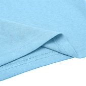 voordelige basis t-shirts-Heren linnen t-shirt met lange mouwen en V-hals, geschikt voor de zomer en lente. &amp;zomerse effen kleur, eenvoudig, alledaagse casual streetstyle, effen, outdoor, casual, lichtblauw, meerblauw, zwart