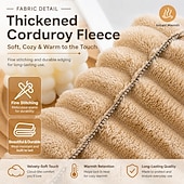 cheap Pet Sofa Cover-Corduroy Sofa Box Cushion Couch Cover For Dogs, Autumn &amp; Winter Plush Seat Pad, Modern Minimalist Non-Slip Leather Sofa Cover, Slipcover Protector