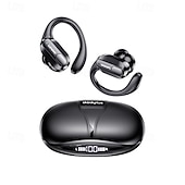 halpa TWS Todelliset langattomat kuulokkeet-Lenovo ThinkPlus langattomat urheilunappikuulokkeet, Bluetooth 5.3 -kuulokkeet korvakoukuilla, TWS-kuulokkeet LED-digitaalisella akkunäytöllä, sisäänrakennettu mikrofoni, hikoilunkestävät