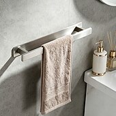 cheap Towel Bars-Towel Bar New Design / Self-adhesive / Creative Contemporary / Modern Stainless Steel + A Grade ABS / Stainless Steel 1PC - Bathroom Single / 1-Towel Bar Wall Mounted