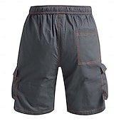 abordables Clásico-Hombre Pantalones cortos tácticos Pantalón Corto Cargo Pantalones cortos para acampar Shorts para senderismo Cintura elástica Multi bolsillo Pierna recta Plano Color Camuflaje Comodidad Listo para
