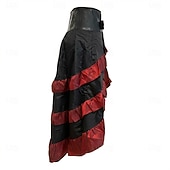 cheap Bottoms-Retro Vintage Medieval Renaissance Skirt Corset Pirate Fancy Dress Women's Pirate Fantasy Steampunk Casual Daily Adults' Skirts