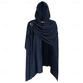 baratos Capa &amp; Capa-Retro Vintage Medieval Renascentista Capa Cavalheiro Ranger Fantasia Homens Dia Das Bruxas Carnaval Festa feira renascentista Festa Temática Retro Adulto Capa
