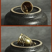 voordelige Feest benodigdheden-Verpakking van 4/8 vintage kleine belletjes, reliëf antieke bronzen knutselbelletjes voor zelfgemaakte windgong, sieradenbedeltjes, halsbanden voor huisdieren, rustieke woondecoratie en