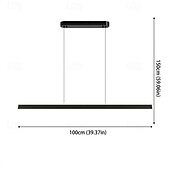 cheap Line Design-LED Pendant Light Modern style Nordic Design Modern Simple American Light Luxury Bar Lighting Creative Net Long Living Room Restaurant Lamps