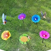 cheap Decorative Garden Stakes-Outdoor Bird Feeding Tray, Creative Branch-Style Bird Feeder for Garden, Patio, Courtyard, or Backyard, Durable and Weather-Resistant Flower Ground Insert Ornament, Easy-to-Install