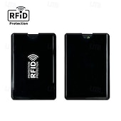 abordables Porte-cartes RFID-Lot de 100 pochettes anti-RFID, protège-cartes de crédit ou pochettes pour passeport, protection contre le vol d'identité en voyage, porte-cartes fin et coloré pour portefeuille, protection antivol