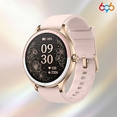 cheap Smartwatch-Smart Watch for Women, 1.27" Round Display Elegant Smartwatch with AI Voice Assistant, SpO2 Heart Rate Sleep Monitor, 100+ Watch Faces, Fashion Fitness Tracker for Android iOS