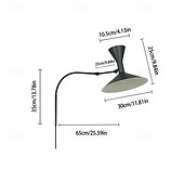 voordelige Wandverlichting voor binnen-Zwenkarm wandlamp met stekker, draaibaar, zwart, moderne wandlamp met aan/uit-schakelaar voor slaapkamer en woonkamer.