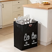 cheap Storage &amp; Organization-Rectangular Fabric Storage Basket, Stylish Geometric Pattern Laundry Hamper, Lightweight Portable Clothes Organizer, Versatile Household Storage Bin For Toys, Linens, Dirty Garments And Daily Home Use