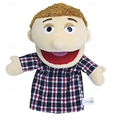 cheap Party Supplies-6pcs Family Hand Puppets Set, Soft Plush Human Puppets with Movable Mouths, Grandpa Grandma Dad Mom Son Daughter Puppets for Preschool Early Teaching, Role Play Storytelling for Toddlers Kids