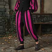 tanie Statki-Retro / vintage Średniowieczne Renesansowa Pirackie spodnie Pirat Rycerz Wiking Krzyżowiec celtycki rycerz Strój na bal maskowy Męskie Piracki Halloween Karnawał Bal maskowy Karnawał Spektakl Scena
