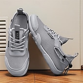 economico Scarpe Casual con Lacci-Scarpe da acqua bianche da uomo, traspiranti, leggere e ad asciugatura rapida, ideali per attività acquatiche, passeggiate in spiaggia, trekking fluviale e viaggi estivi all'aria aperta.