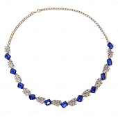 abordables Parures de Bijoux-Boucles d'oreilles 2 Alliage Boucles d'oreilles Collier Femmes Élégant Parure de Bijoux Pour Quotidien Soirée