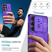 preiswerte 2026 Samsung Galaxy S26 Serie-Handy Hülle Handyhüllen Für Samsung Galaxy S26 S25 Edge S24 FE S23 Ultra Plus A37 A57 A56 A36 A26 A16 Rückseite Mit Magsafe Mit Ständer Unterstützt kabelloses Laden Stoßfest Rüstung ABS + PC