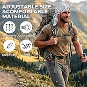  6-pack elastisk cykelkeps med paisleymönster, kylande huvudduk, snabbtorkande piratbandana för män &kvinnor, fitness, löpning, gym, helårsmössa för huvudbonad