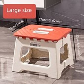cheap Outdoor Recreation-1/2Pcs Foldable Office Stool, Stylish Lightweight Portable Folding Stool, Sturdy Durable Household Sitting Stool With Space-Saving Design, Easy To Store And Carry, Multifunctional Foldable Seat
