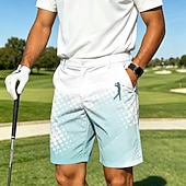 levne Tiskované šortky-Pánské Geometrický Puntíky Abstraktní umění Bermudské kraťasy Neformální šortky Golfové šortky Středně vysoký pas Obchodní příležitostné Práce Golf Plážová dovolená Šortky s plochým předním dílem a 4