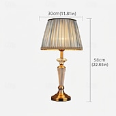 preiswerte Nachttischlampe-Nachttischlampen Multi-Shade / Umgebungslampen Kristall / nordischer Stil für Wohnzimmer / Schlafzimmer Metall grün
