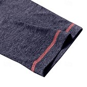 abordables T-shirt Henley décontracté-Homme Chemise Henley T-shirt T-shirt de base-ball manche longue Bloc de Couleur Designer Basique Classique Manche raglan Henley Occasionnel Quotidien Extérieur Été Printemps Automne Bleu Noir bleu