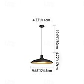 cheap Drum &amp; Cone Design-LED Pendant Light Outdoor Waterproof IP54 E27 Suspension Lamp Dining Room Home Decor Farmhouse Ceiling Lighting Fixtures Farmhouse Dining Room Ceiling Pendant Lighting Fixtures