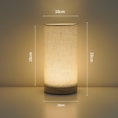 ieftine Lămpi de masă-Lampă de masă USB cu abajur din material textil – florală &amp;Design fluture albastru, lumină de noapte reglabilă în 3 culori, lampă decorativă ambientală pentru dormitor, living, noptieră, sufragerie