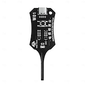 abordables Herramientas de Medición-Probador de inductancia tipo C, probador de bobinas de placa base, detector de inductores de placas de circuitos electrónicos para reparación de componentes de placas base de teléfonos, herramienta de