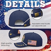 cheap U.S. 250th Anniversary-Eagle &amp; Liberty &amp; Cross United States 250th Anniversary Cap Patriotic American Hat for Commemorative Celebration and National Pride Semiquincentennial