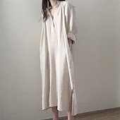 ieftine Rochie-Medieval Renascentist Cottagecore Miezul zilei Rochii Chemise Pirat Bard Țăran În V Costume de fancy Pentru femei Casul / Zilnic Târgul Renașterii LARP Adulți Rochie Primavara vara