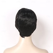 preiswerte Hochwertige Perücken-kurze Pixie-Cut-Haarperücken, Kunsthaarperücken für schwarze Frauen, kurze Perücke, weibliche Frisuren