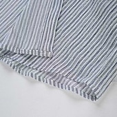 cheap Men's Smart Casual Shirts-Men's Shirt Ribbed Knitted Casual Shirt Button Up Shirt Pink Navy Blue Green Light Blue Short Sleeve Vertical Stripes Shirt Collar Casual Daily Front Pocket Clothing Apparel Elegant Fashion Casual
