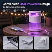 abordables Lampe anti-insectes-Piège à mouches des fruits, attrape-insectes volants, ventilateur intégré, pour moustiques, moucherons et autres insectes volants, tue-moustiques, lumière bleue efficace