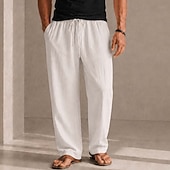preiswerte Klassiker-Leichte Herren-Leinenhose aus Tencel für den Sommer