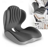 economico Cura Personale &amp; Salute-Cuscino ergonomico in memory foam con supporto lombare e per la schiena, ideale per sedia da ufficio, sgabello e sedile auto. Allevia il mal di schiena, riduce la pressione ed è il regalo perfetto per