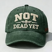 economico 250° Anniversario degli Stati Uniti-Cappellino da baseball ricamato dd-214, cappello vintage militare da papà "not dead yet" per uomo, twill di cotone regolabile, regalo patriottico per veterani, cappello casual per esterni